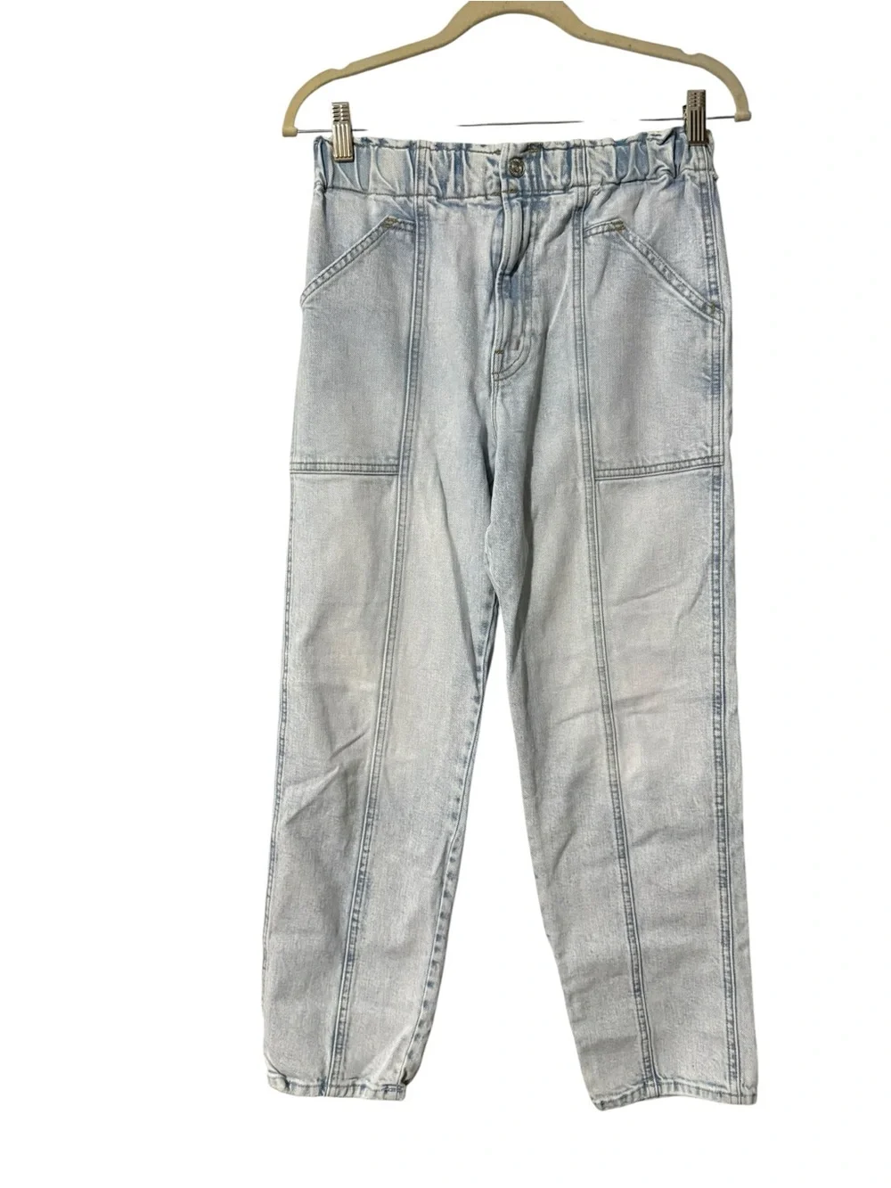 MOTHER Superior The Springy Ankle Jeans in Finale Light Wash Size 28